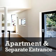 create an apartment with separate entrance out of your unfinished basement